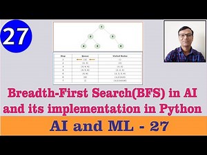 Breadth-First Search(BFS) in Artificial Intelligence and its implementation in Python|| AI and ML ||