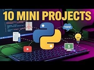 100 Python Project | 10 Smart Python Projects for Beginners 🚀 | Build Logic & Skills | Tuta Tech