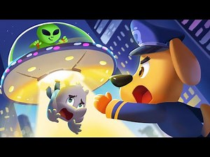 Baby was Taken by an Alien | Police Cartoon | Kids Cartoon | Sheriff Labrador