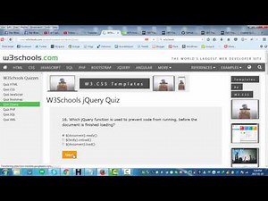 W3Schools jQuery Quiz Walkthrough
