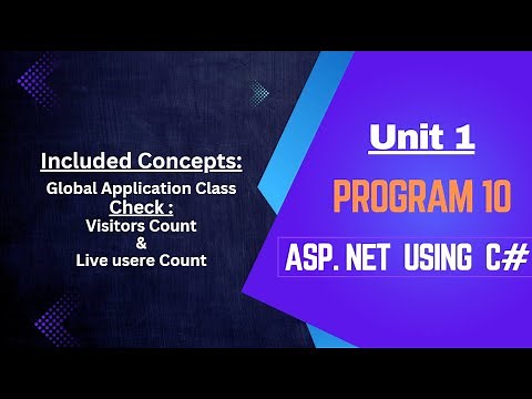Unit:1 Program:10 ASP.NET using C#