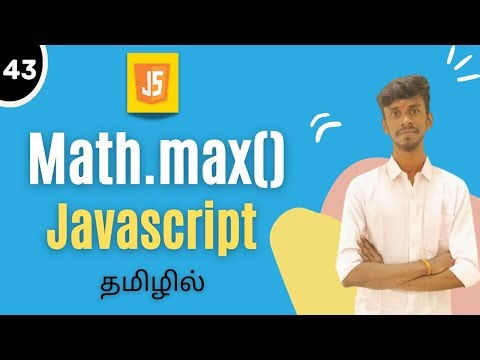 Math.max() In JavaScript In Tamil | Math Functions In JavaScript In Tamil | #max #functionsinjs #js