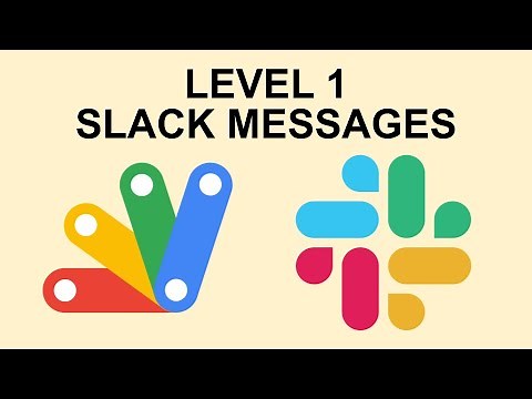 Send Slack messages with Google Apps Script