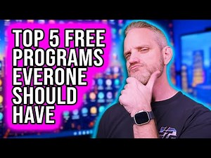 If you aren't using these Free Programs, you're doing it wrong!