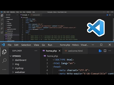 Visual Studio Code - Zoom In and Zoom Out | Increase the Font Size of the Window and the Editor