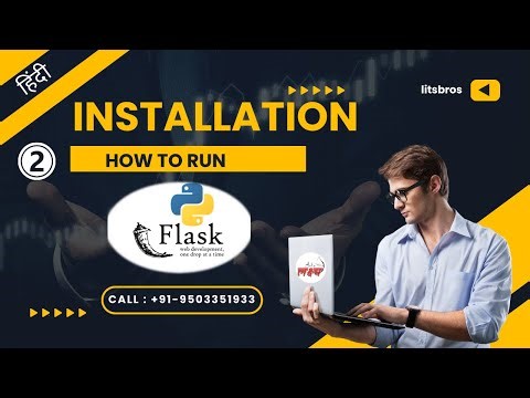 #2. Installation of Flask and How to Run Project | Flask Tutorials | #litsbros #flask