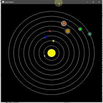 Solar system implementation with Open GL on JAVA