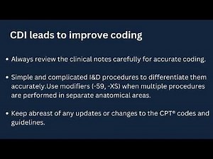 Chapter 1 Incision and Drainage CPT Coding Guidelines and Examples for CPC Examination 2025