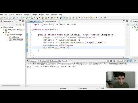 How To Call A Private Method In Java (And Access From Another Class)