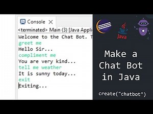 Make a Chat Bot in Java