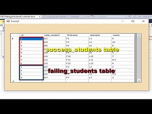 VB.net and SQL database Fill Datagridview from two tables using multiple select statements