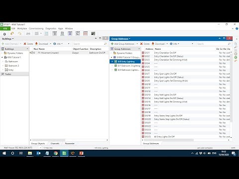 KNX Tutorial 1 : Programming of basic lighting