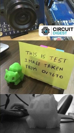 Capture the world with Arduino & OV7670 Camera Module #diy #electronics