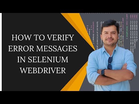 How to Verify Error Messages in Selenium WebDriver Using TestNG Assertions