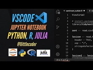 VSCode Jupyter Notebook with Python, R, Julia [Visual Studio Code]
