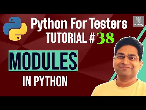 Python for Testers #38 - Modules in Python | Creating Modules in Python
