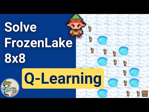 Q-Learning Tutorial 1: Train Gymnasium FrozenLake-v1 with Python Reinforcement Learning