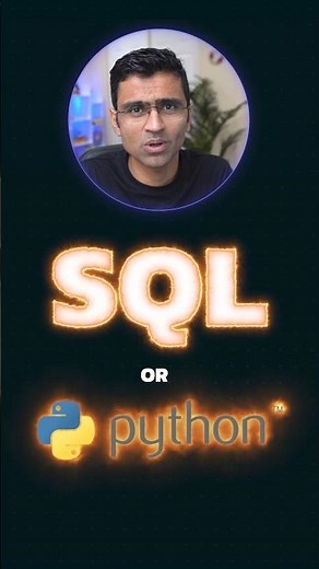 SQL or PYTHON #shorts #codebasics #python #sql #programming #data #dataanalyst #datascientist