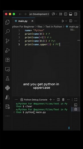 Text in Python Explained in Minutes | Python for beginners