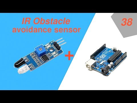 Arduino Tutorial 38- IR Infrared Obstacle Avoidance Sensor With Arduino