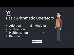 JavaScript Arithmetic Operators - Part 2 - Basic Operators - #w3schools #javascript #programming
