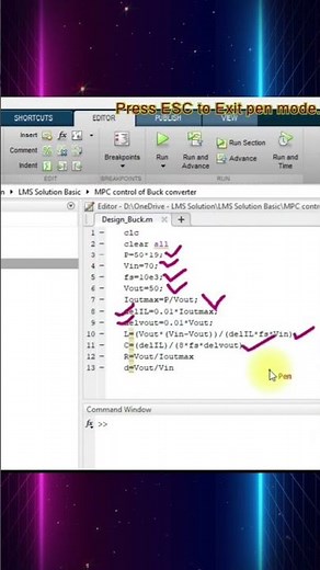 Buck Converter Design with Model Predictive Controller | Model Predictive Controller | Buck