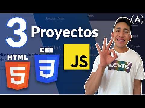 Crea 3 Proyectos con HTML, CSS y JavaScript - Curso Práctico