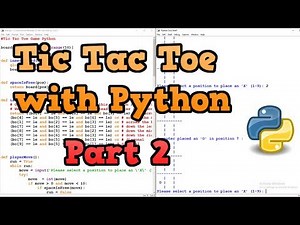 Tic Tac Toe with AI - Python Tutorial (Part 2)