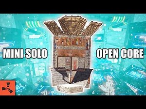 Solo Mini Open Core Bunker Base Rust 2025 - Strong, Simple & Raid-Proof Tutorial