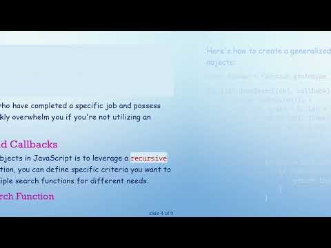 A Generalized Function for Searching Nested Objects in JavaScript