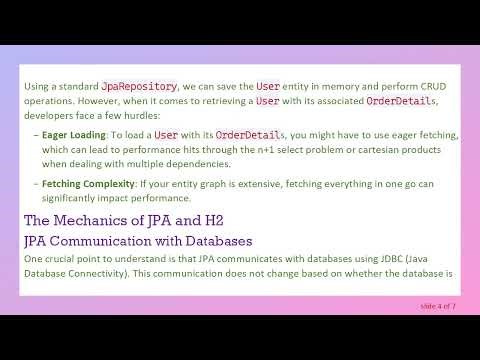 Understanding Spring Data with H2 In-Memory Database: Lazy-Loading Demystified