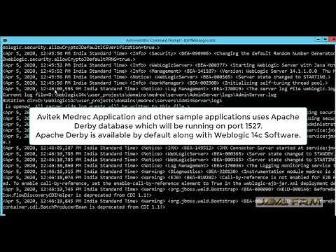 Oracle WebLogic Server 14c (14.1.1.0) Complete Installation with Examples - medrec domain explained