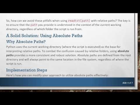 Resolving the Relative Path Dilemma in Python