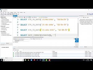 EP023 - MySQL - Datetime to String Conversion