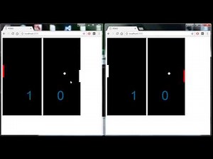 Multiplayer Pong game made with node.js + socket.io + express + p5.js