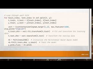 A Beginner's Guide to Implementing K Fold Validation for Text Classification in Python