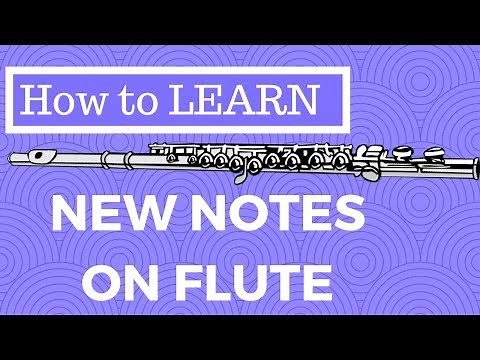 Flute - How to Learn New Notes with a Fingering Chart