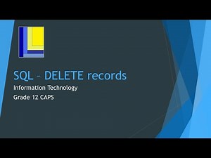 SQL Delete