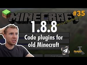 Ep35. 1.8.8 Plugin Coding - Minecraft Plugin Development