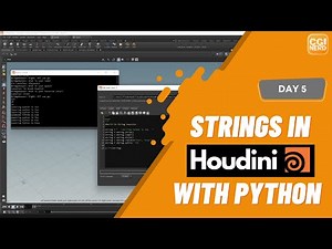 Day 5 - String in Houdini with Python | Houdini 10 Day Introduction to Python