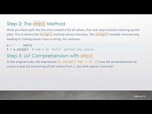 Understanding the strip and split Functions in Python: How to Parse CSV Files Efficiently