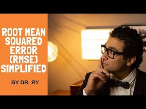 Root Mean Square Error (RMSE) Tutorial + MAE + MSE + MAPE+ MPE | By Dr. Ry @Stemplicity
