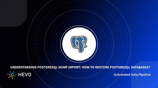 PostgreSQL Dump Import: How to Restore PostgreSQL Databases?