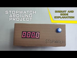 STOPWATCH Arduino project 4 digit 7 segment display (part-2)
