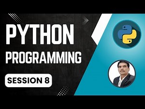 Session 8- Python Programming for Selenium