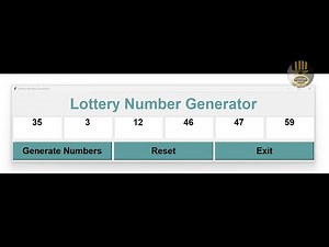How to Create a Lottery Number Generator using Tkinter in Python