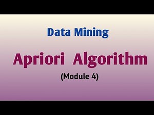 Lec- 2: Apriori Algorithm with example | Data Mining
