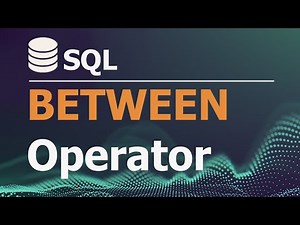 SQL Tutorial for Data Analysis 11: BETWEEN Operator