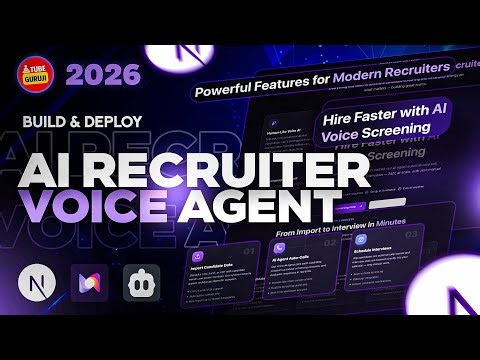 Full Stack AI Recruiter Voice Agent app using NextJs, Murf Falcon, Cline Bot | Vibe Coding Tutorial