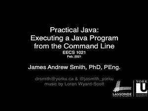 Practical Java: executing a Java program outside of the IDE